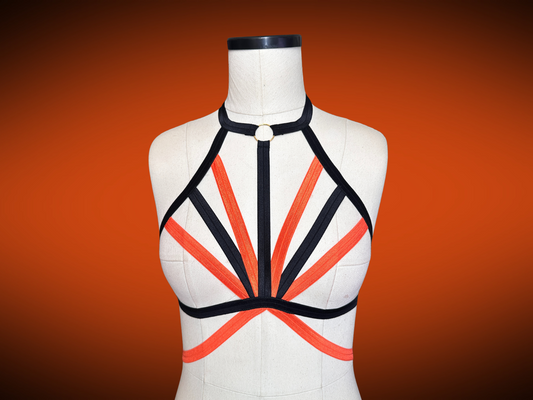 PUMPKIN QUEEN Halloween Harness Top