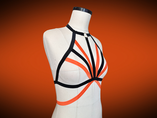 PUMPKIN QUEEN Halloween Harness Top